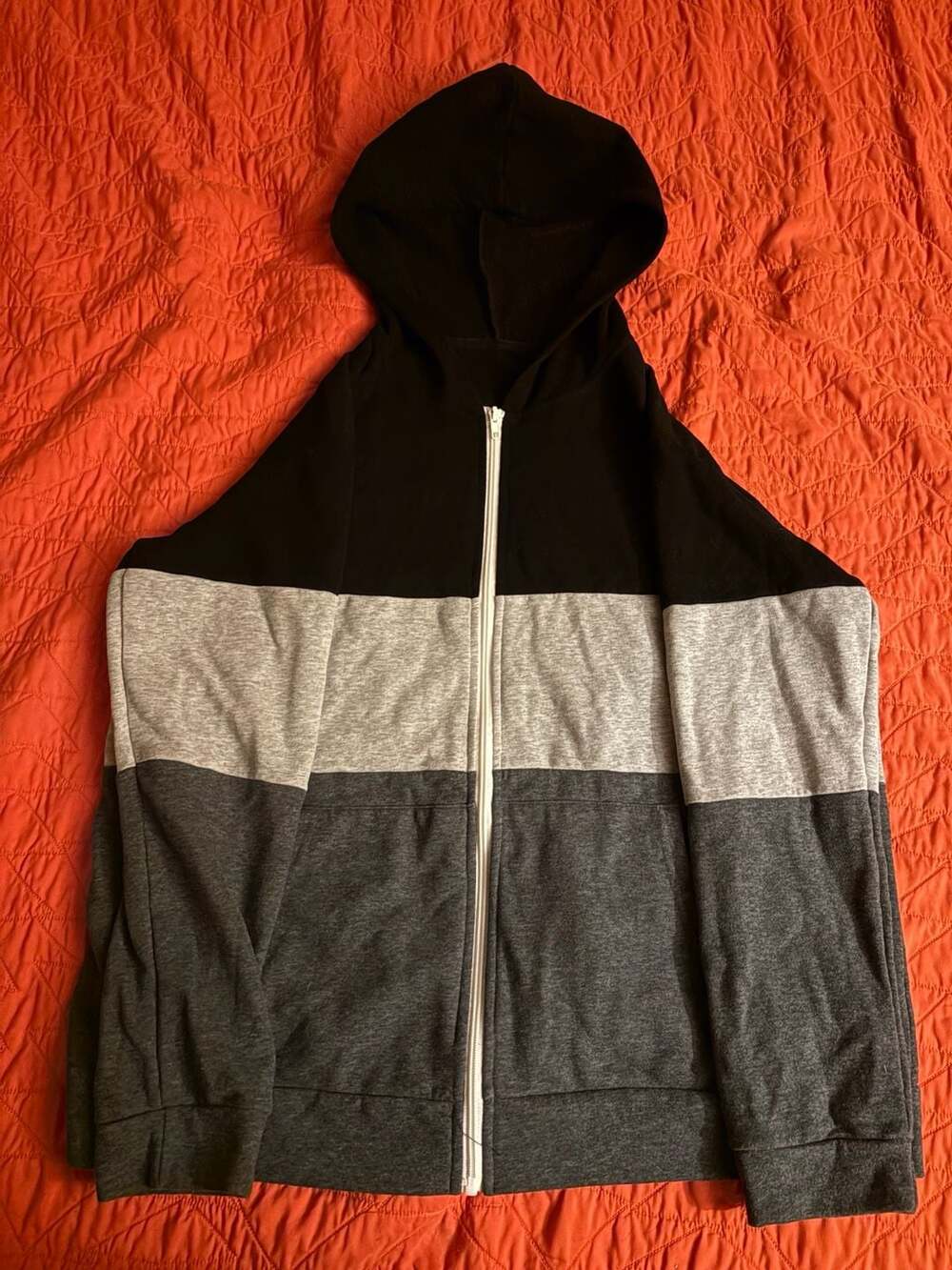 Blank striped hoodie - no tags